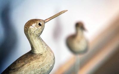 sculpture oiseau bois aubergade
